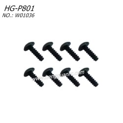 HENGGUAN HG-P801 RC Truck Parts Hexagon Socket TB Screw W01036