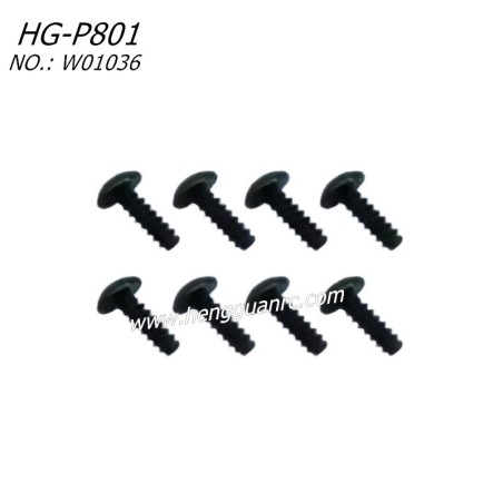 HENGGUAN HG-P801 RC Truck Parts Hexagon Socket TB Screw W01036