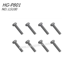 HENGGUAN HG-P801 RC Truck Parts Hexagon Socket TM Machine Screw LS100