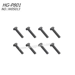 HENGGUAN HG-P801 RC Truck Parts Hexagon Socket TM Machine Screw W05013