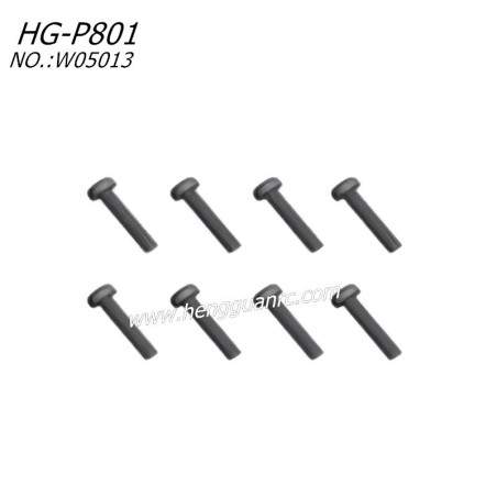 HENGGUAN HG-P801 RC Truck Parts Hexagon Socket TM Machine Screw W05013