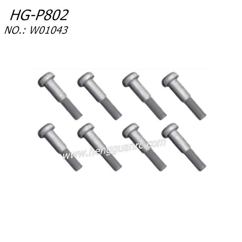 Hengguan HG-P802 RC Truck Parts TM-(T-head machine screw, step) W01043