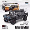 HENGGUAN New HG-P415A 1/10 Metal Simulation Pickup Truck Light Winch Remote Control Car GRAY-2