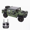 HENGGUAN New HG-P415A 1/10 Metal Simulation Pickup Truck Light Winch Remote Control Car GREEN-1