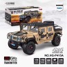 HENGGUAN New HG-P415A 1/10 Metal Simulation Pickup Truck Light Winch Remote Control Car YELLOW