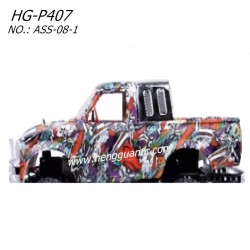 Hengguan HG-P407 RC Truck Parts Graffiti ASS-08-1