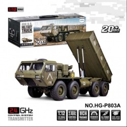HENGGUAN HG-P803A 8-Channel 8WD Military Truck-1