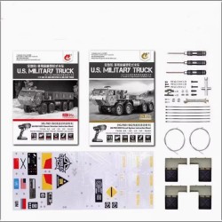 HENGGUAN HG-P803A 8-Channel 8WD Military Truck-7