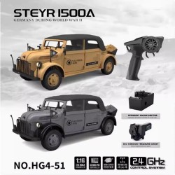 Hengguan HG4-51 1/18 Military Command Car Simulation Remote Control Car-1