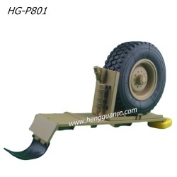 HENGGUAN HG-P801 RC Truck Parts Right Wheel Cover Yellow