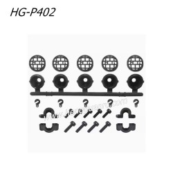 Hengguan HG-P402 RC CAR Parts Car Body Light Bar Seat Applicable