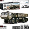 HENGGUAN HG-P801 8-channel 1:12 eight-wheel drive military truck-1