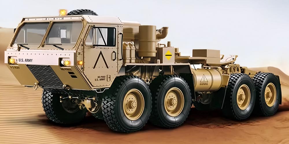 Hengguan Trasped Military Truck yellow-3