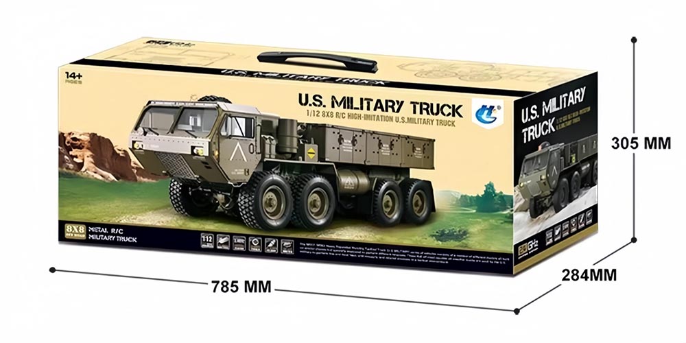 Hengguan Trasped Military Truck size-2