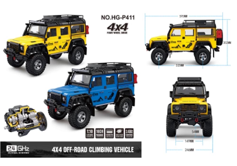 Hengguan HG-P411 1/10 4WD 2.4G Climbing CAR
