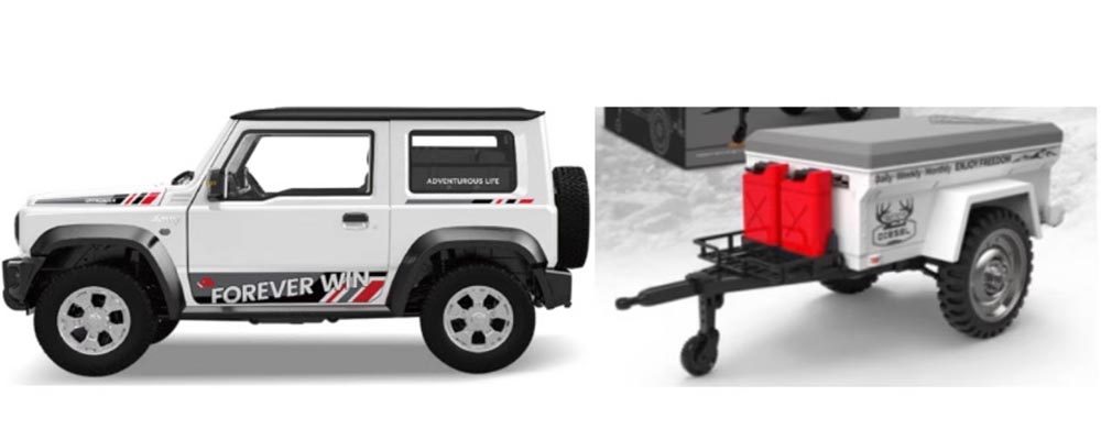 Hengguan HG4-53 RC CAR WHITE-1