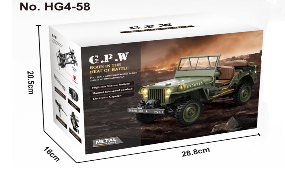 Hengguan HG4-58 1/14 4WD Off-road Climbing RC CAR SIZE-1
